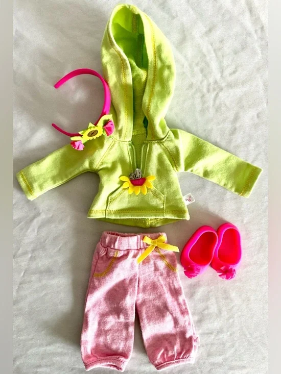 American Girl Wellie Wishers Garden Adventure Jeep Picnic Bundle Lights & Music - Picture 3 of 9